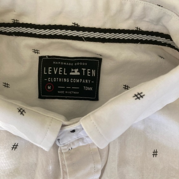 ### Level Ten white button down ### - Picture 3 of 3